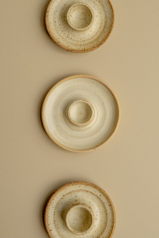 Подсвечник плоский / Titkova ceramic