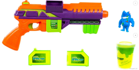 Слайм Бластер Атака монстров в комплекте Бластер мишень слизь 120г 1toy Т15830