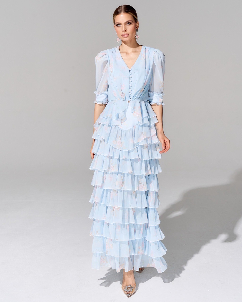 Блуза из премиального шифона