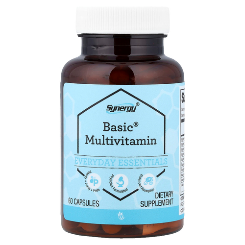 Vitacost, Synergy®, Basic® Multivitamin, 60 Capsules