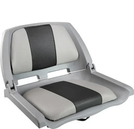 Кресло складное мягкое TRAVELER (серый/черный)