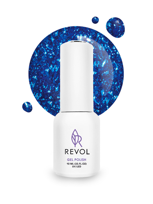 REVOL Гель лак Ocean №7 Whale blues, 10мл
