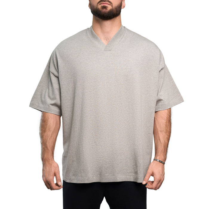 Fear of God Essentials V-Neck T-Shirt "Dark Heather"