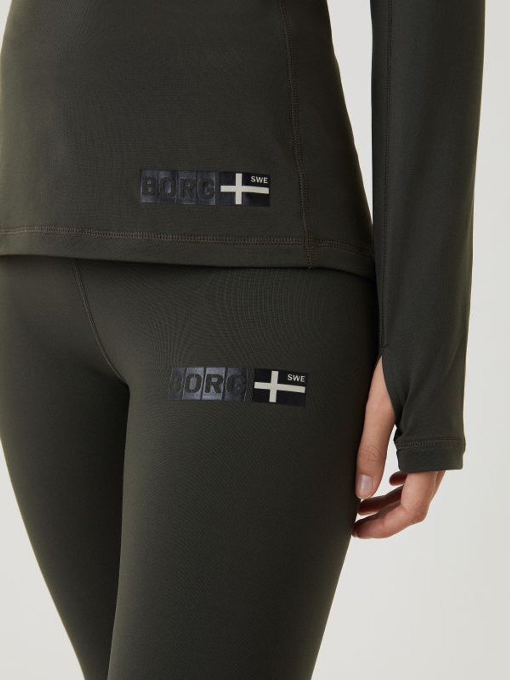 Женская Кофта теннисная Björn Borg Sthlm Midlayer - зеленый