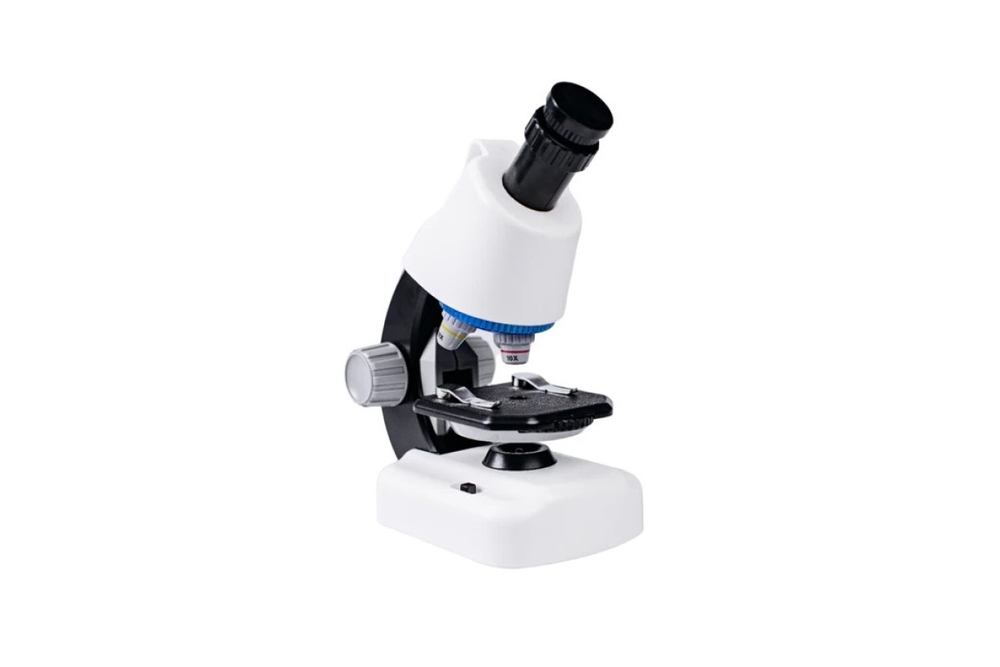 Микроскоп детский Prolike в комплекте с кейсом, белый