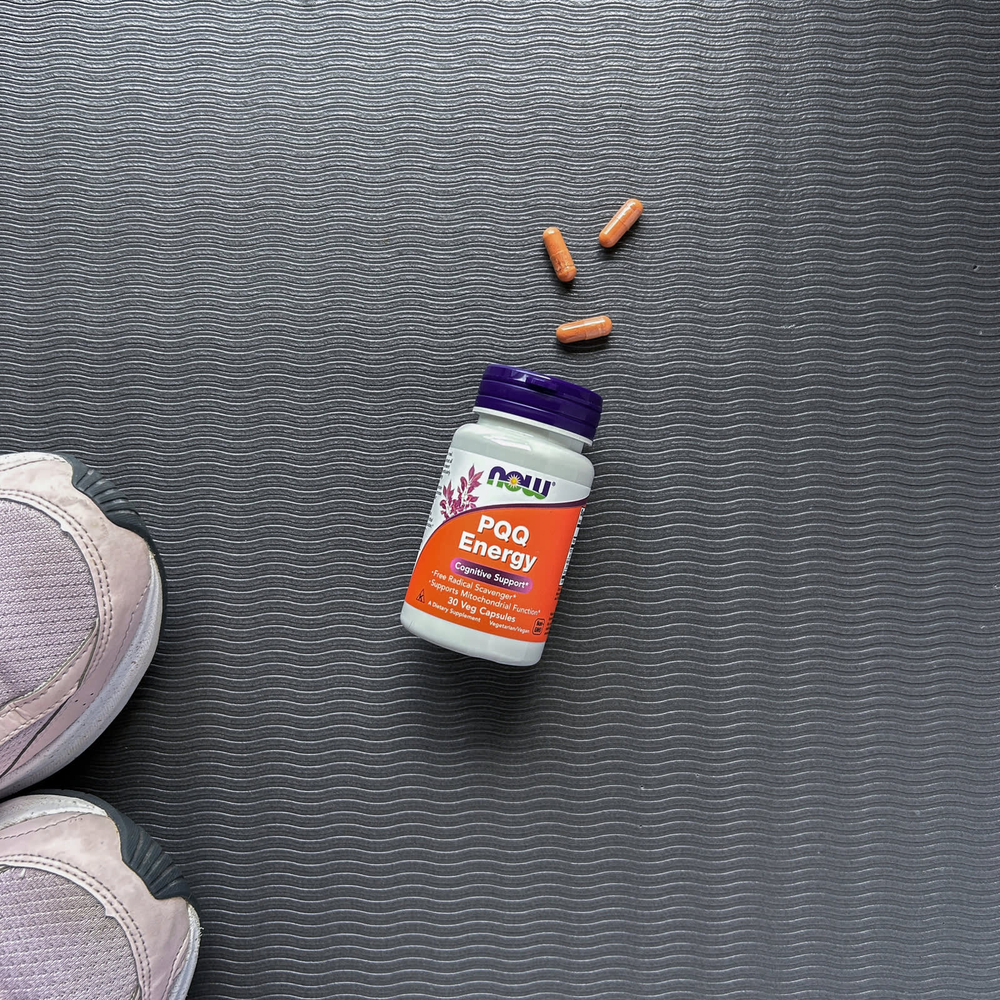 NOW Foods, добавка для энергии с пирролохинолинхиноном, 20 мг, 30 вегетарианских капсул