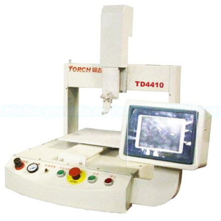 Дозатор клея/паяльной пасты с двойным рабочим столом TORCH TD4410