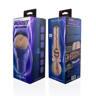 Телесный мастурбатор-анус Fleshlight Boost Blast Female (Цвет: синий)