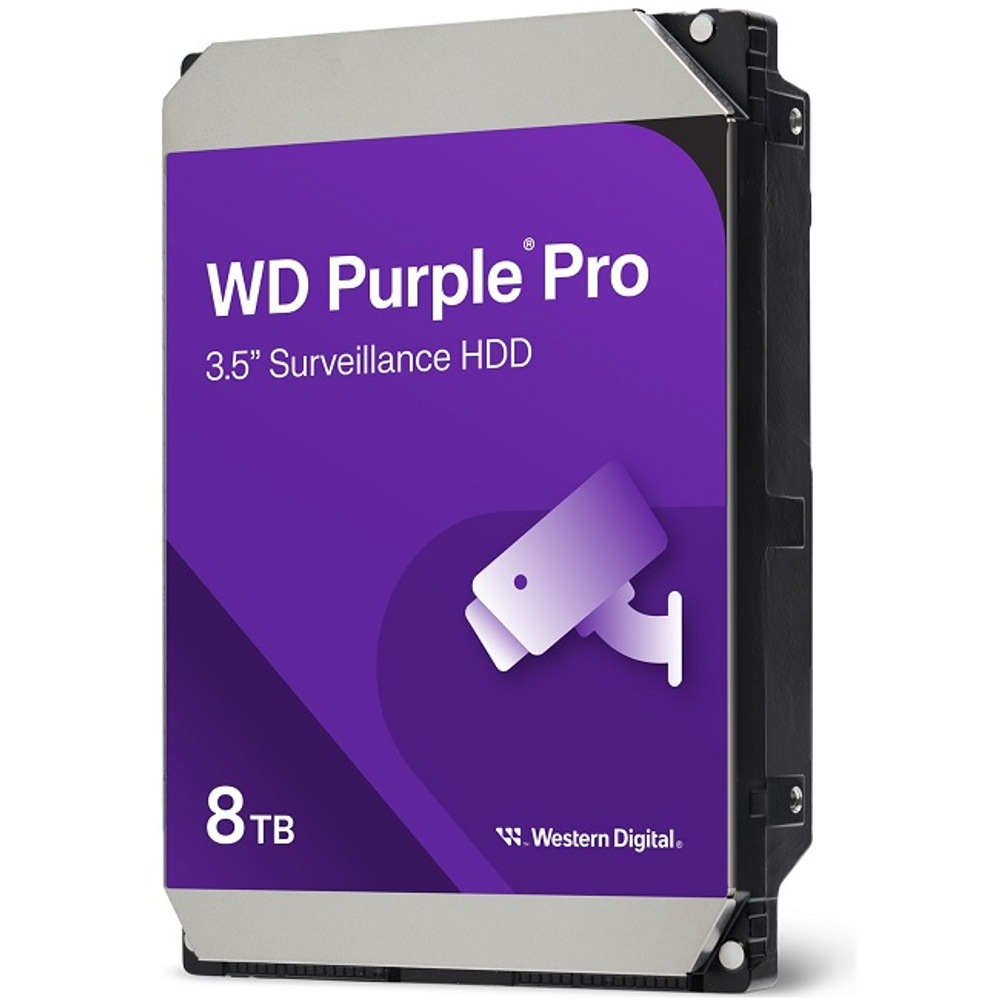 Жесткий диск HDD 8.0Tb Western Digital SATA-III, 256Mb, 7200rpm Purple Pro (WD8001PURP)