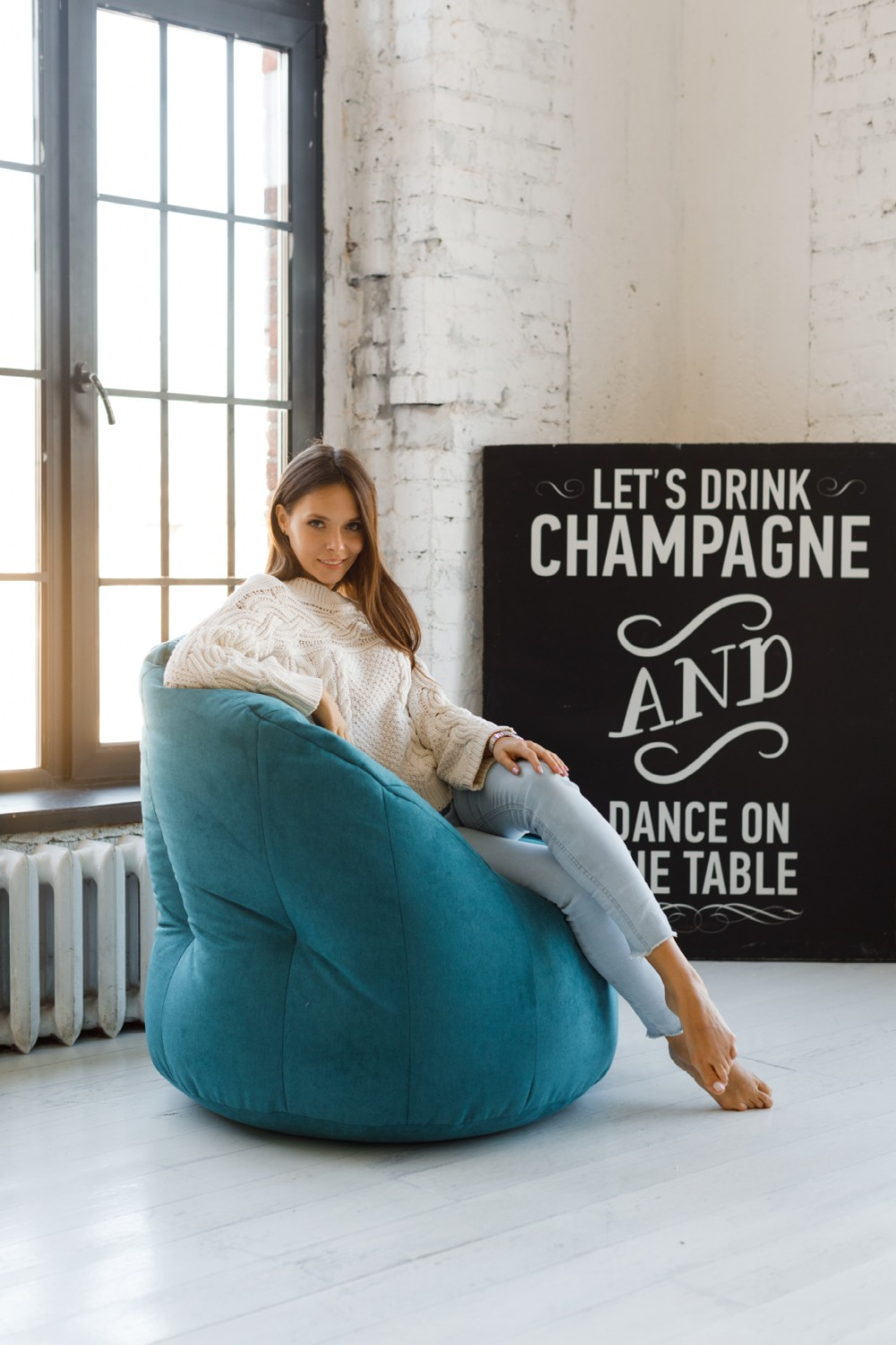 Кресло Пенек Зефир Нефритовый