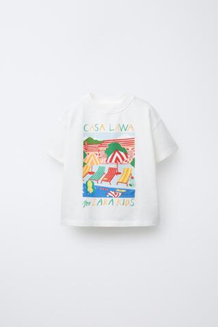 ZARA X CASA LAWA © ФУТБОЛКА С ПРИНТОМ, ЗЕЛЕНЫЙ