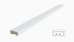 Интерьерная рейка ГРАФИТ 16*40*2800 МДФ
