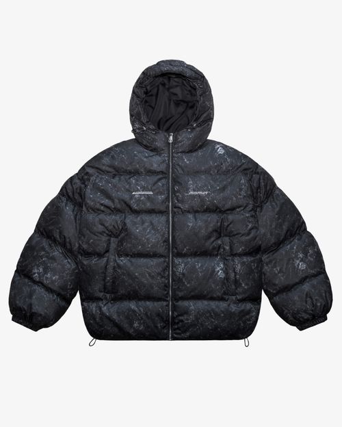 Пуховик Issaya Unity Puffer Black Rusty серо-черный