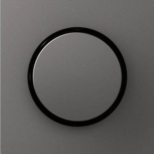 Накладка для светорегулятора поворотного, матовый титан, серия A07