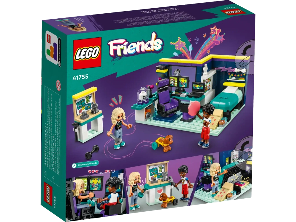 Конструктор LEGO Friends 41755 Комната Новы
