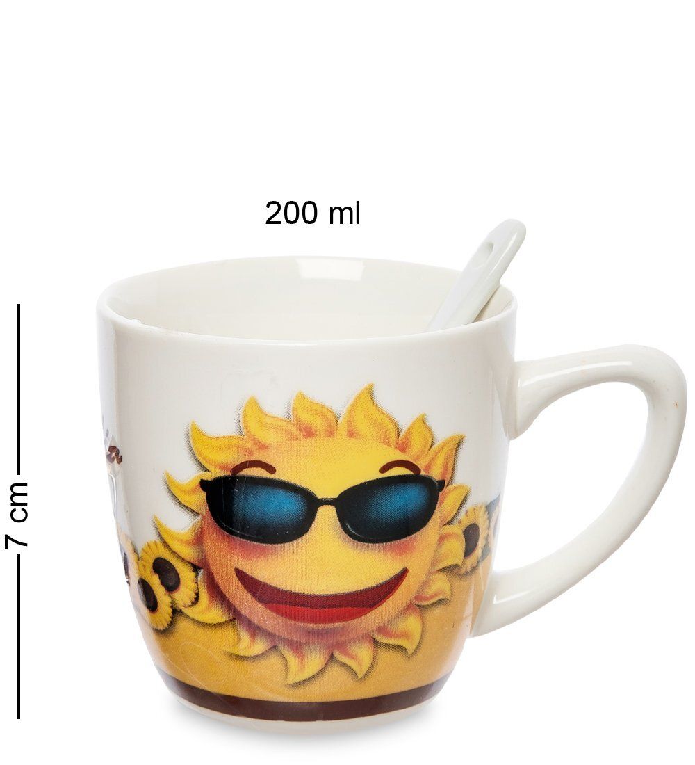 MUG-207/2 Н-р из 2-х кружек в подарочной коробке «Задорное солнышко»