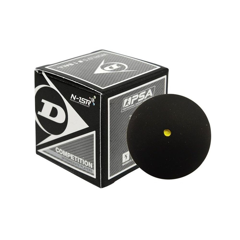 Мячи для сквоша DUNLOP COMPETITION 1 YELLOW