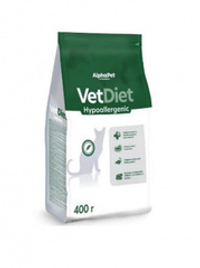 AlphaPet Vet Diet 0,4кг сухой при пищевой аллергии и непереносимости ингредиентов для кошек