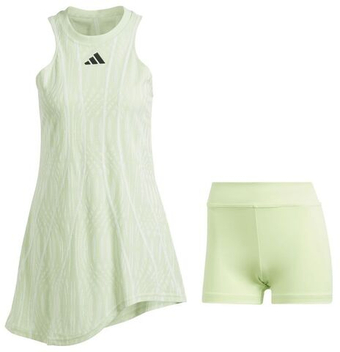 Платье Adidas Tennis Airchill Pro Dress Тен - полузеленый искрящийся/зеленый искрящийся