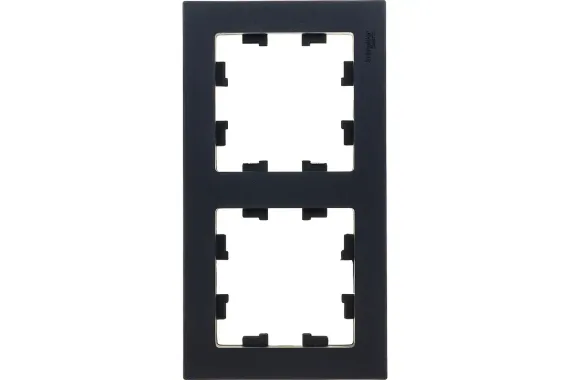 Рамка Systeme Electric ATLASDESIGN 2 постовая карбон 34607