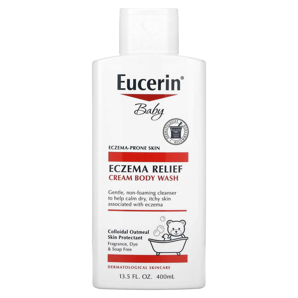 Eucerin, средство от экземы, для детей, крем-гель для душа, 400 мл (13,5 жидк. унции)