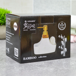 Диспенсер для моющего средства с губкой "Tropical", фарфор