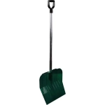 Лопата д/снега из полик-та ЭКОНОМ 430мм (с черенком)