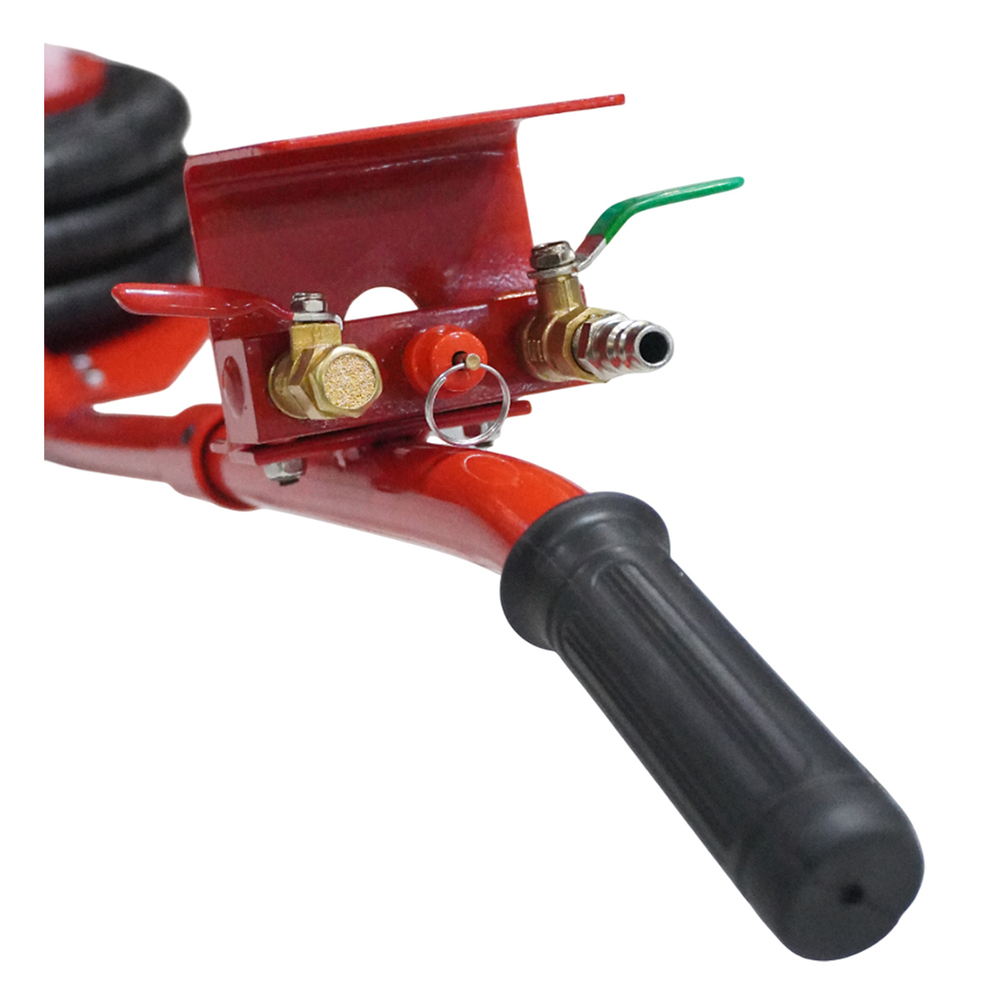 WDK-81813B Домкрат пневматический подкатной, г/п 3 т, 135-435 мм, с удлинённой рукоятью