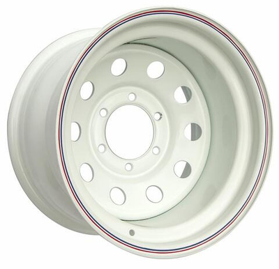 Диск усиленный стальной белый 6x139,7 10xR15 d110 ET-44