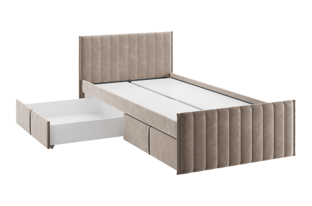 Кровать с ящиком Твикс (велюр) МФ Мебельсон, г. Ижевск