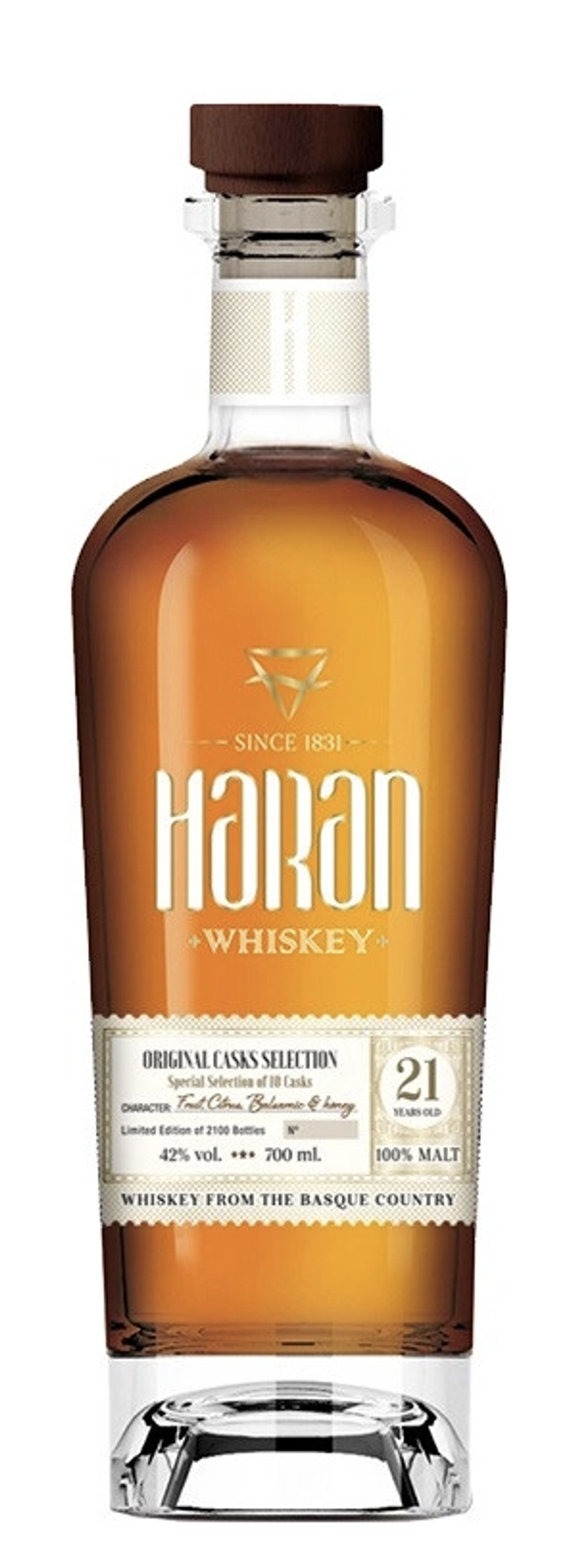 Виски Haran Original Casks Selection 21 Years Old, 0.7 л.