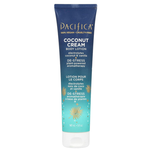 Pacifica, Coconut Cream, лосьон для тела, с кокосом и ванилью, 147 мл (5 жидк. унц.)