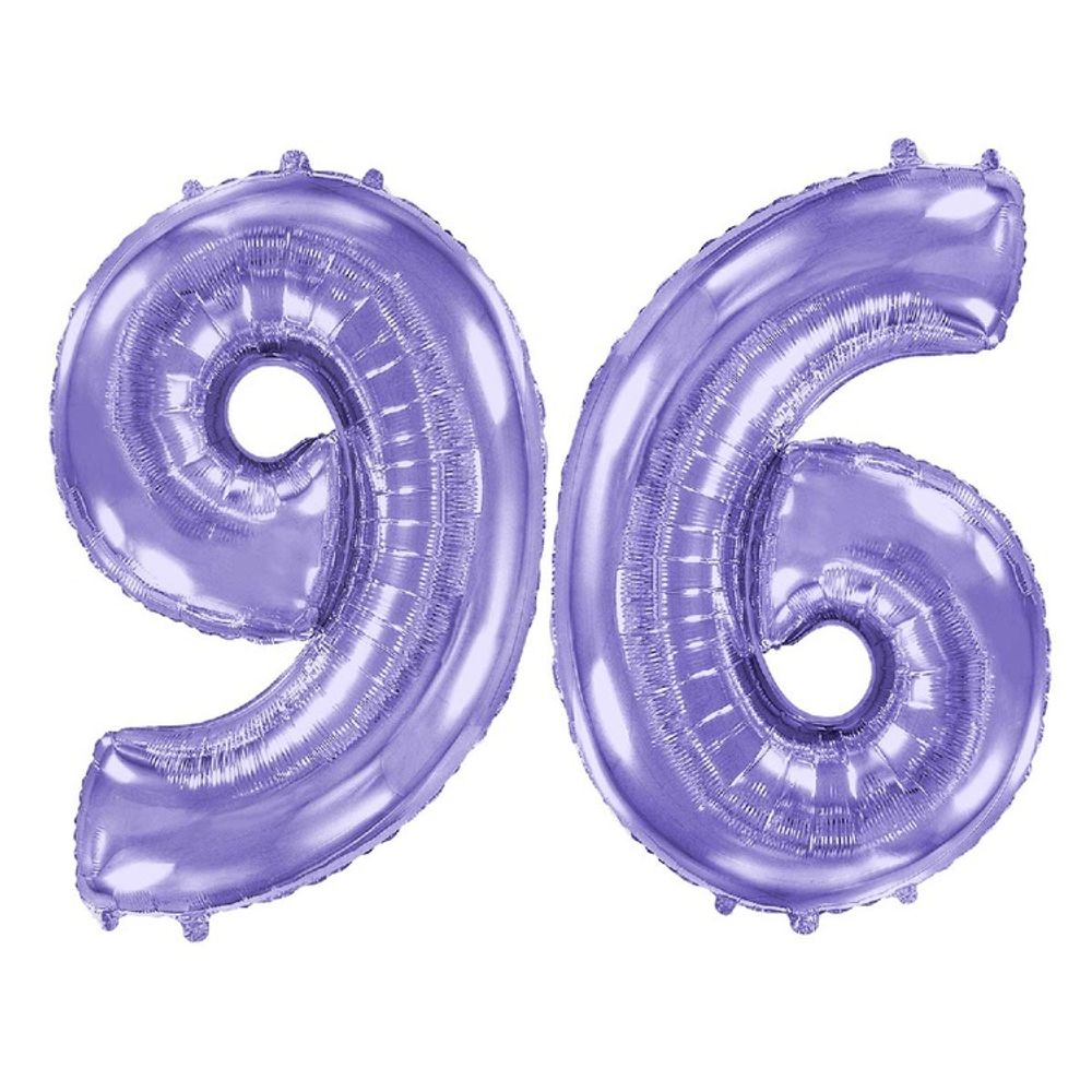 Цифра 6 сиреневый в упаковке 40" Fm