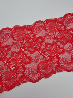 Кружево эластичное красное КС75 (19 см)