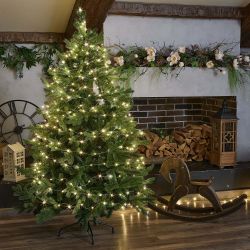 ULD-S10000-1000-DTA-RC WARM WHITE IP44 DEW Гирлянда светодиодная Роса. 100м. 1000 светодиодов. Теплый белый свет. Пульт ДУ в-к. Провод прозрачный. ТМ Uniel