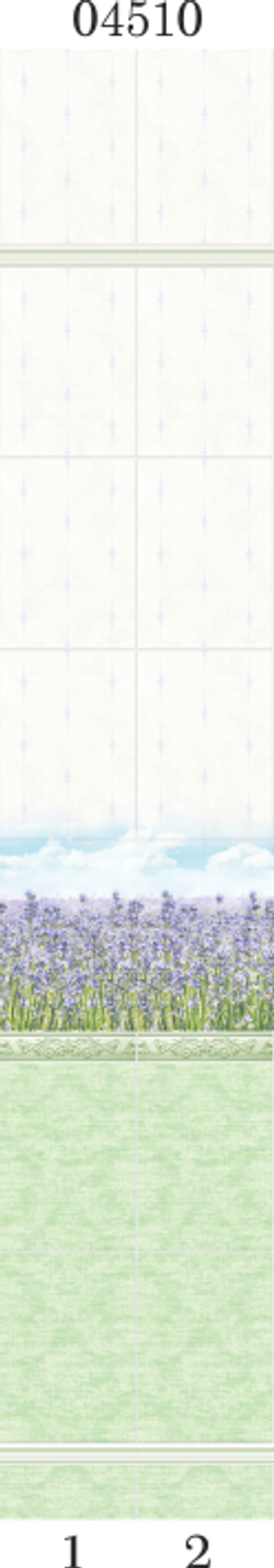 Панель ПВХ фотопечать 3D Panda Лаванда 2700х250 мм