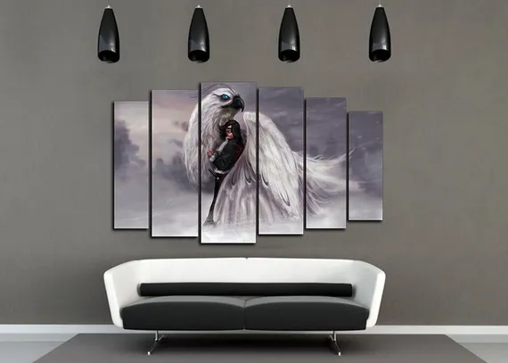 Модульная картина "Орлиный взгляд"