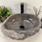 Раковина из мрамора Erozy Grey EM-65089 44*37*15 0882