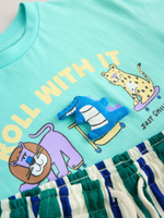 Футболка и шорты в комплекте для мальчика Next E63-591, Мятный, Зеленый