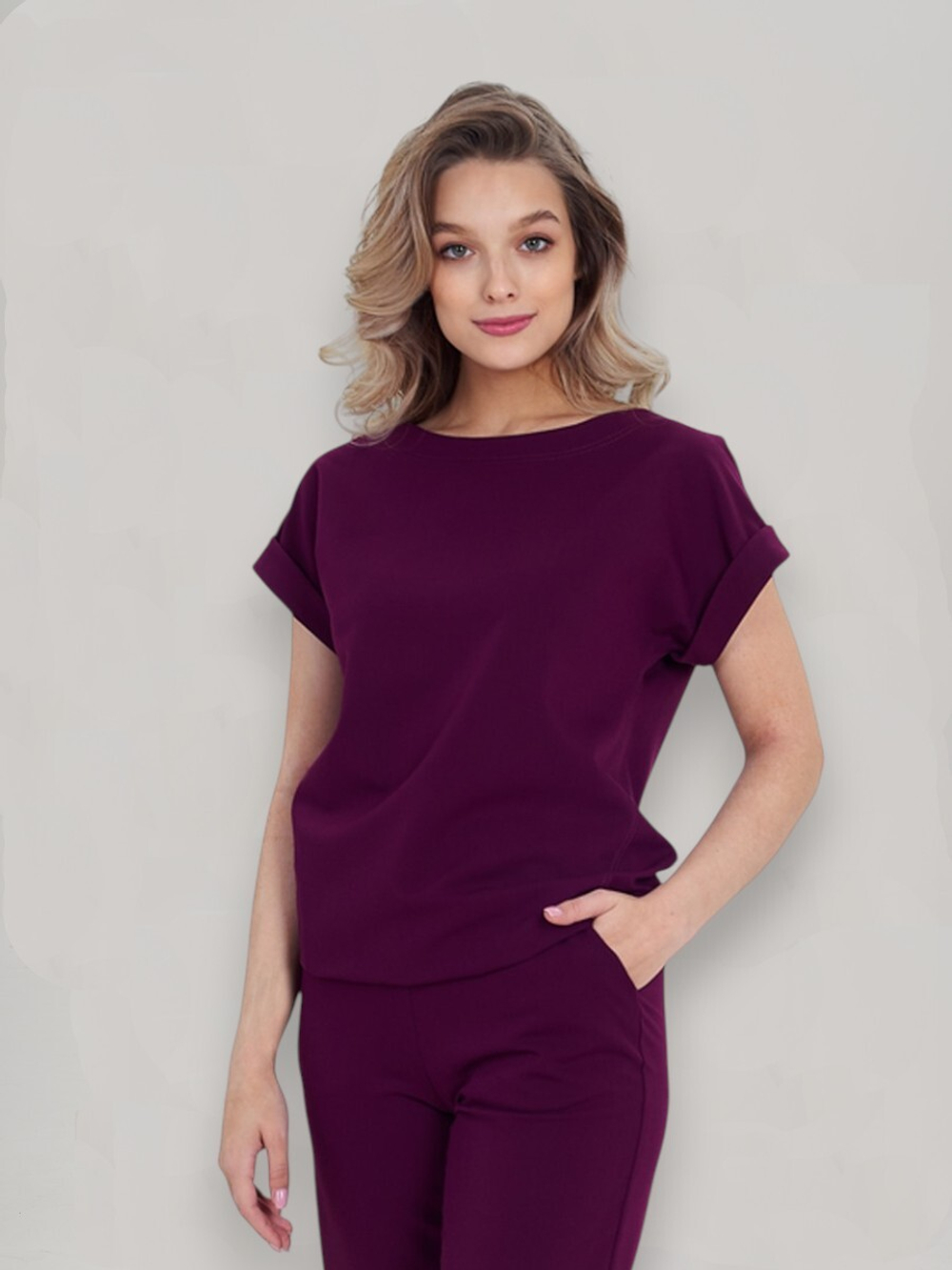 Блуза медицинская женская | Бл-1019 либерти люкс