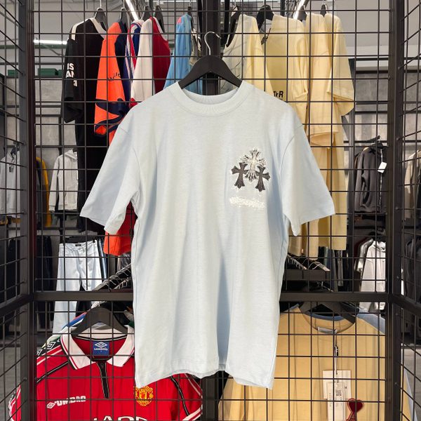 Футболка Chrome Hearts logo blue