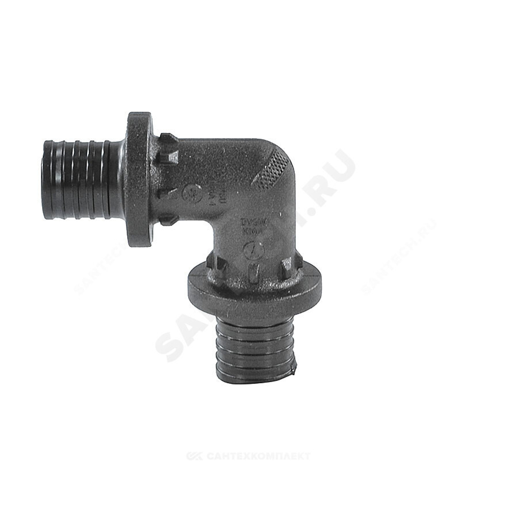 Угольник для PE-X труб аксиальный PPSU Дн 16х90гр RAUTITAN PX Rehau 11600211001
