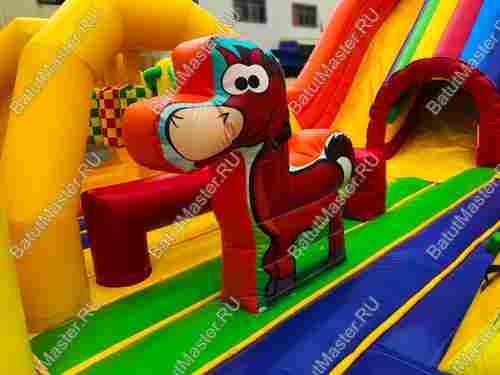 Коммерческий надувной батут Сафари-Тигр с принт печатью