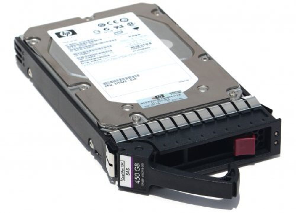 Жесткий диск HP 450GB, 3G, SAS, 15K, LFFDP, 454228-003
