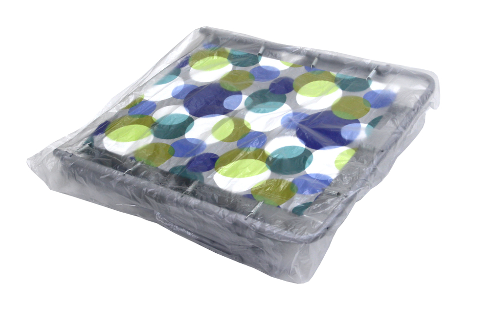 Кровать раскладная Юниор жесткая арт.С89/44г (цвет ткани разноцветный рис.круги (1 шт. в уп., гофрокартон)