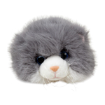 Мягкая игрушка Подушка кошка серая 29 см, C-41449