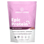 Sprout Living, Epic Protein®, Pro Collagen, органический растительный протеин и суперфуды, 336 г (0,7 фунта)