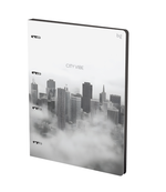 Тетрадь на кольцах А4, 120л., BG "City", картон, матовая ламинация