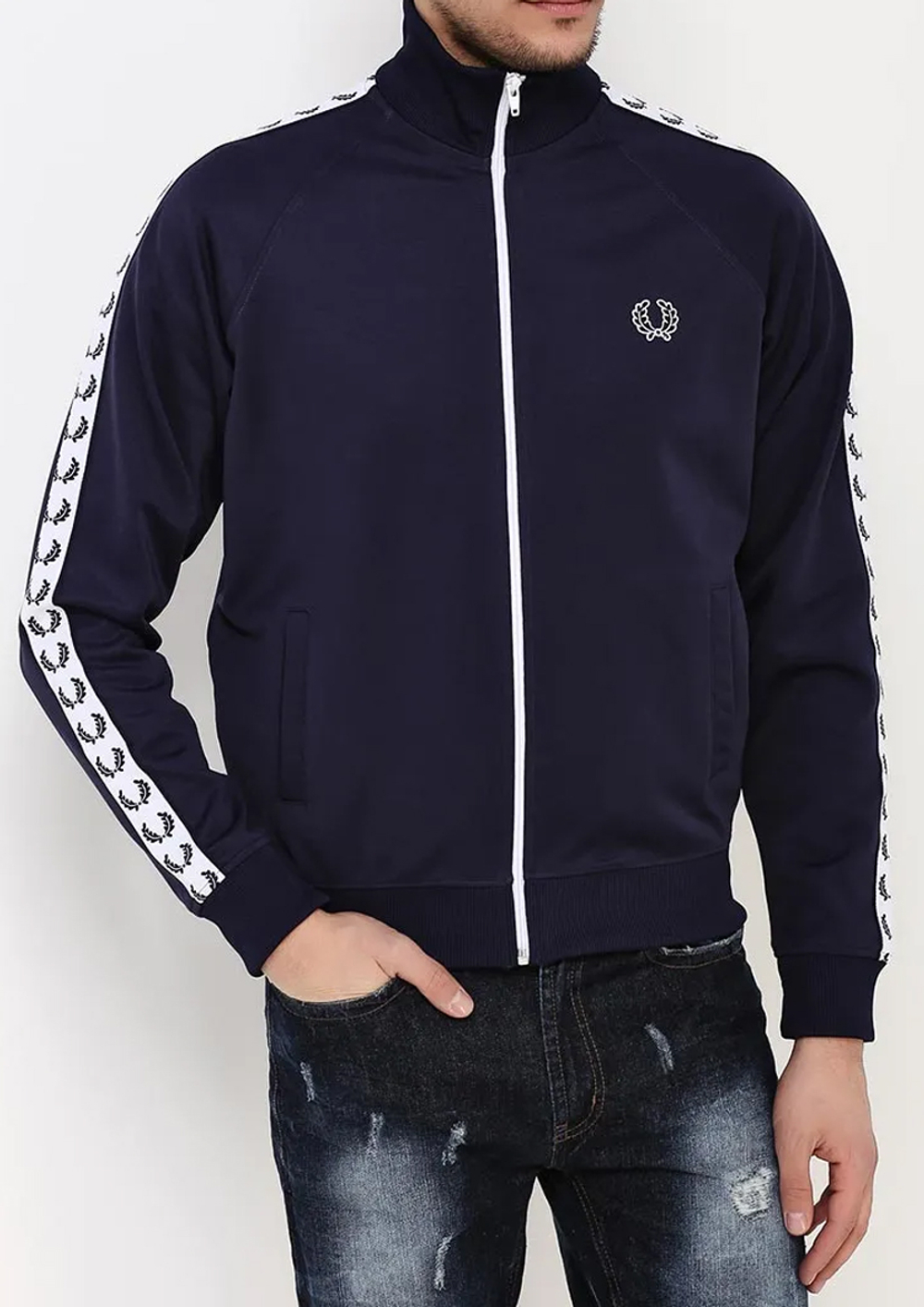 Рубашка-поло FRED PERRY Ribbed Knitted Polo Shirt