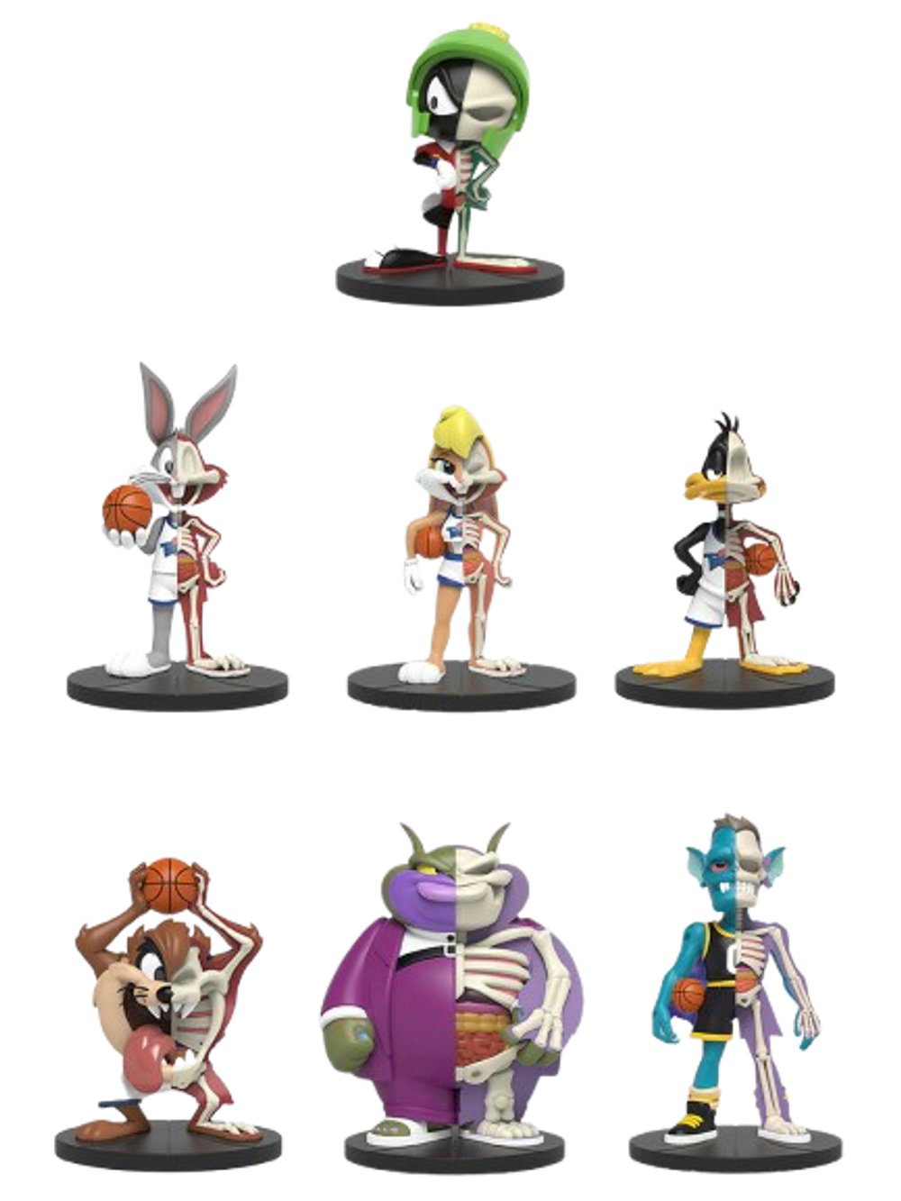 Рандомная фигурка Blind Box Mighty Jaxx Freeny's Hidden Dissectibles: Space Jam Slam Dunk